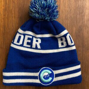 Colder Bolder boco gear boulder Colorado knit hat cap beanie run running race CO